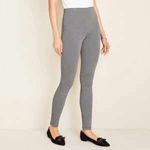 ANN TAYLOR Petite The Audrey Seamed Zip‎ Leggings 0P Ponte Pants NWT Houndstooth